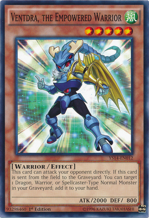 Ventdra, the Empowered Warrior [YS14-EN012] Common | Card Merchant Takapuna