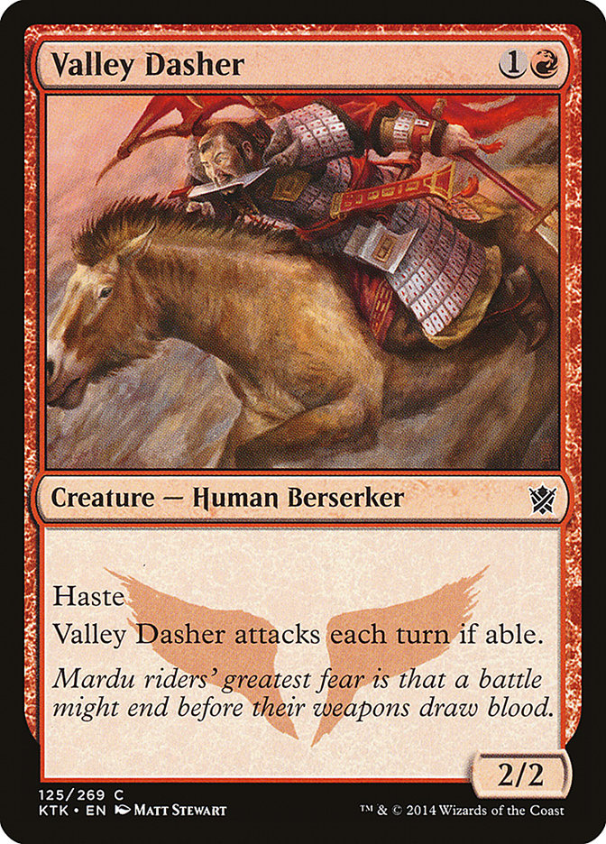 Valley Dasher [Khans of Tarkir] | Card Merchant Takapuna