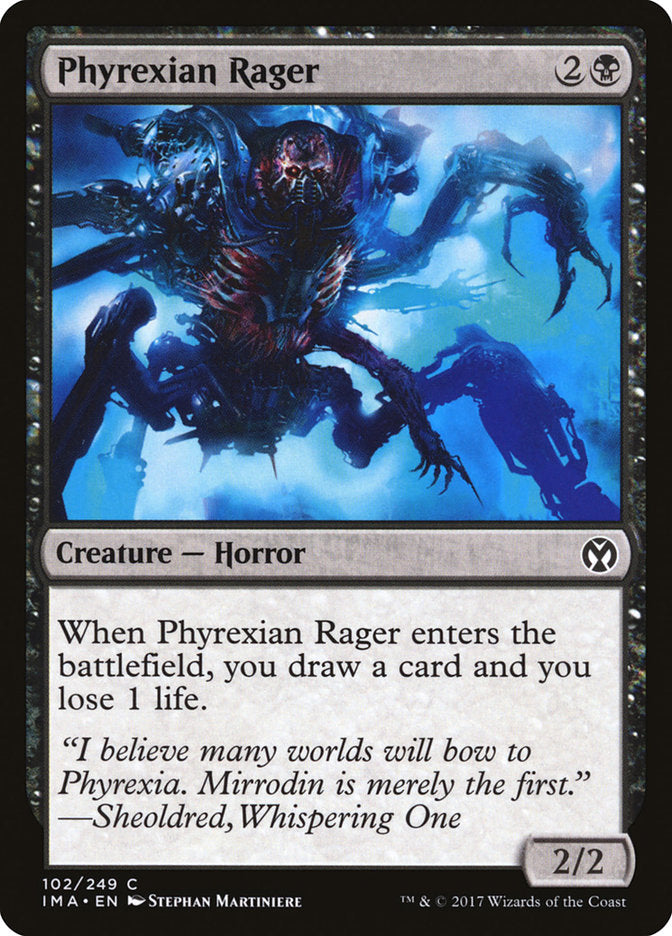 Phyrexian Rager [Iconic Masters] | Card Merchant Takapuna