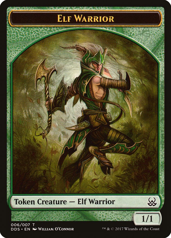 Elf Warrior Token [Duel Decks: Mind vs. Might Tokens] | Card Merchant Takapuna