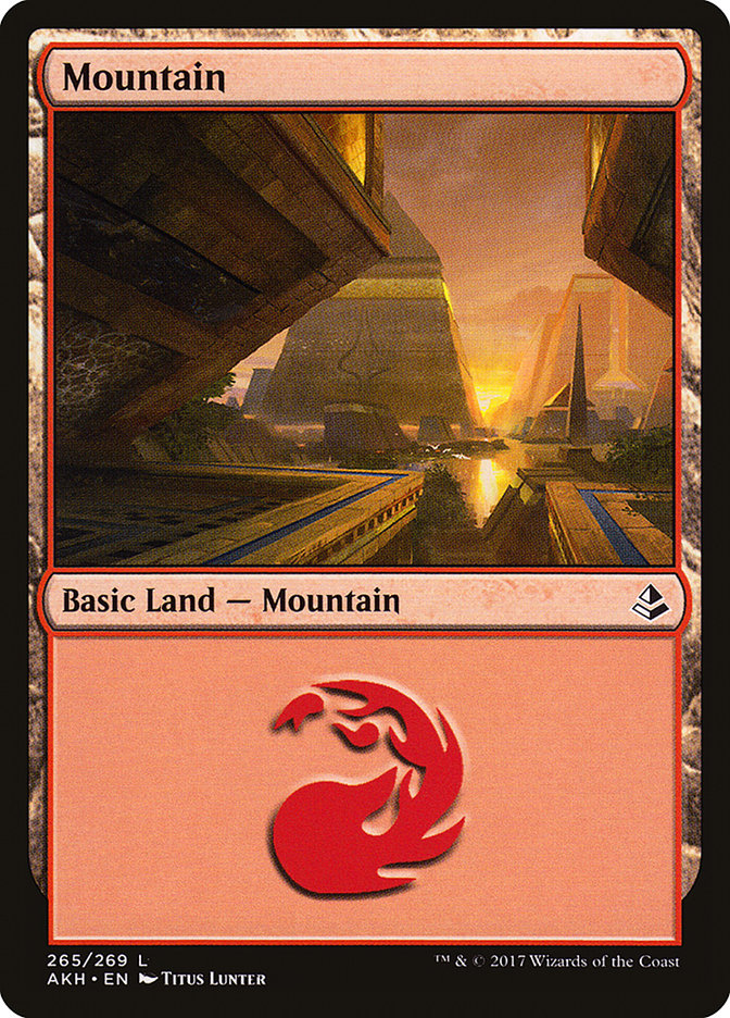 Mountain (265) [Amonkhet] | Card Merchant Takapuna