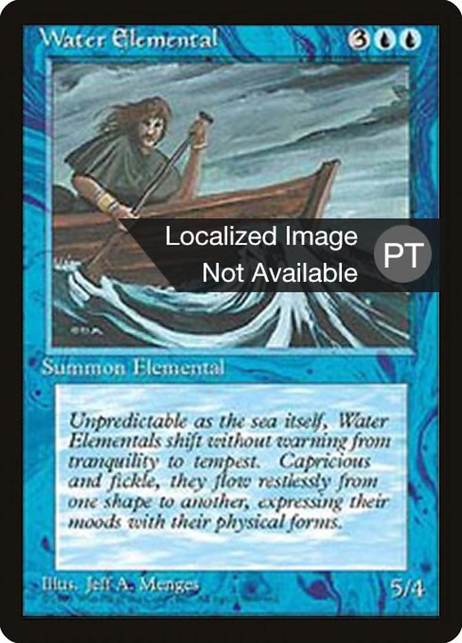 Water Elemental [Fourth Edition (Foreign Black Border)] | Card Merchant Takapuna