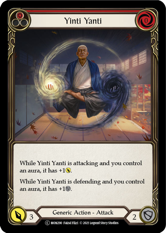 Yinti Yanti (Red) [U-MON290-RF] (Monarch Unlimited)  Unlimited Rainbow Foil | Card Merchant Takapuna