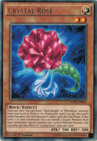 Crystal Rose [CORE-EN012] Rare | Card Merchant Takapuna