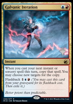 Galvanic Iteration (Promo Pack) [Innistrad: Midnight Hunt Promos] | Card Merchant Takapuna