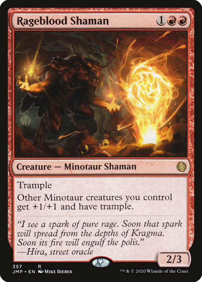 Rageblood Shaman [Jumpstart] | Card Merchant Takapuna