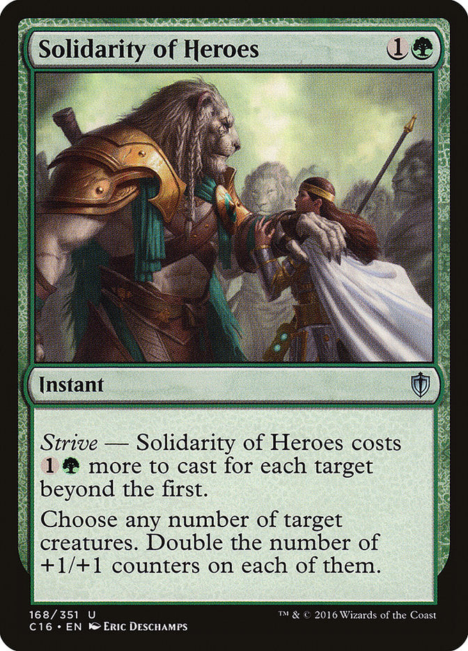 Solidarity of Heroes [Commander 2016] | Card Merchant Takapuna