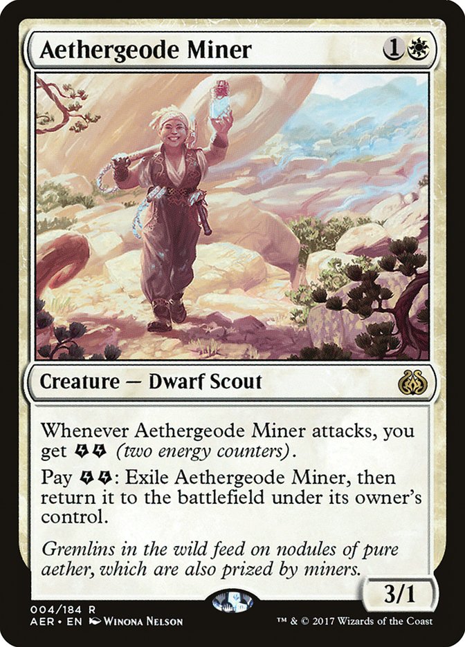 Aethergeode Miner [Aether Revolt] | Card Merchant Takapuna