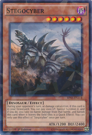 Stegocyber [BP03-EN114] Shatterfoil Rare | Card Merchant Takapuna