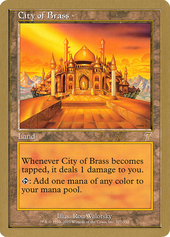 City of Brass (Jan Tomcani) [World Championship Decks 2001] | Card Merchant Takapuna