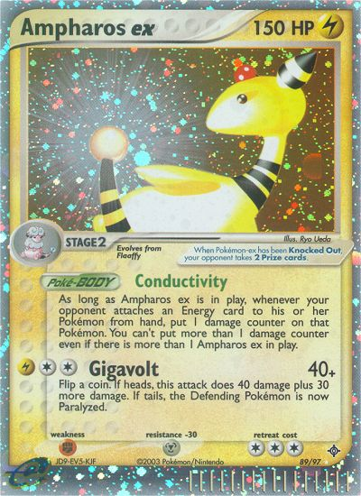 Ampharos ex (89/97) [EX: Dragon] | Card Merchant Takapuna