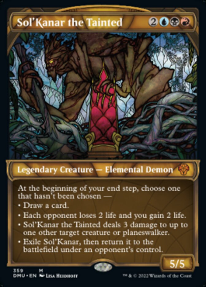 Sol'Kanar the Tainted (Showcase Textured) [Dominaria United] | Card Merchant Takapuna