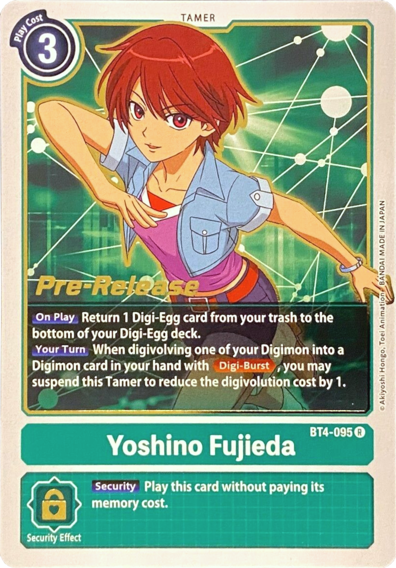 Yoshino Fujieda [BT4-095] [Great Legend Pre-Release Promos] | Card Merchant Takapuna