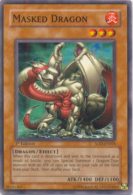 Masked Dragon [SOD-EN026] Common | Card Merchant Takapuna