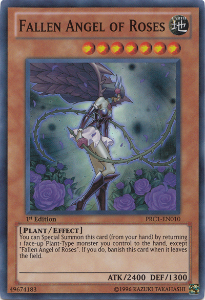 Fallen Angel of Roses [PRC1-EN010] Super Rare | Card Merchant Takapuna