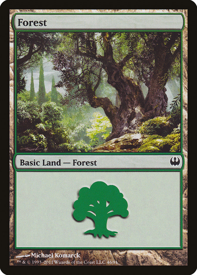 Forest (46) [Duel Decks: Knights vs. Dragons] | Card Merchant Takapuna