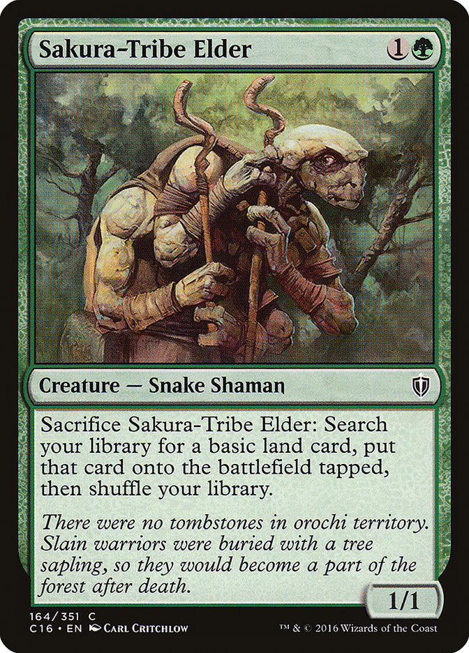 Sakura-Tribe Elder [Commander 2016] | Card Merchant Takapuna