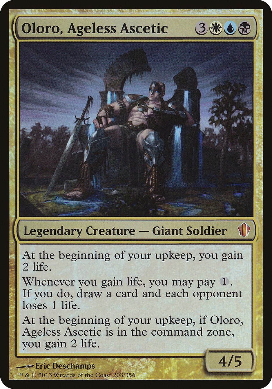 Oloro, Ageless Ascetic (Oversized) [Commander 2013 Oversized] | Card Merchant Takapuna