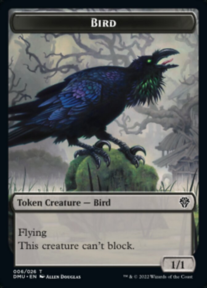 Bird Token (006) [Dominaria United Tokens] | Card Merchant Takapuna