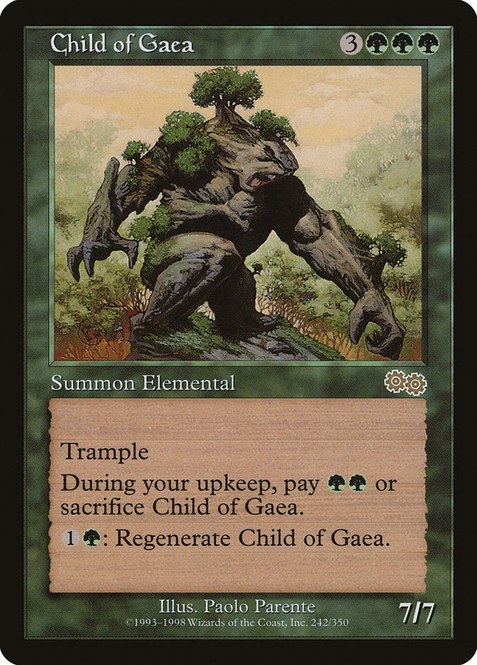 Child of Gaea [Urza's Saga] | Card Merchant Takapuna