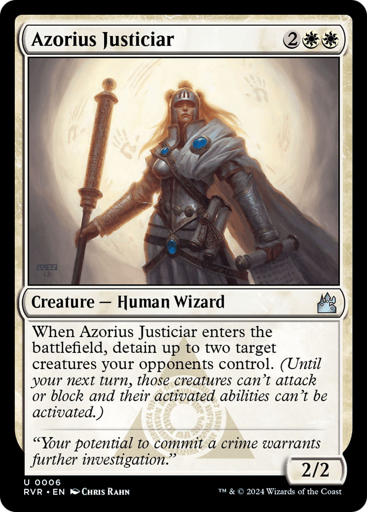 Azorius Justiciar [Ravnica Remastered] | Card Merchant Takapuna