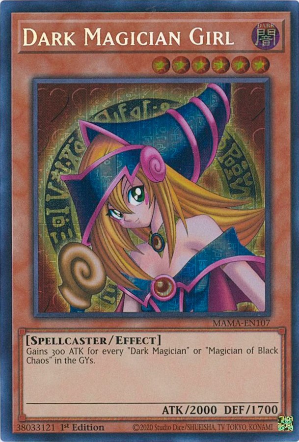 Dark Magician Girl [MAMA-EN107] Secret Pharaoh's Rare | Card Merchant Takapuna