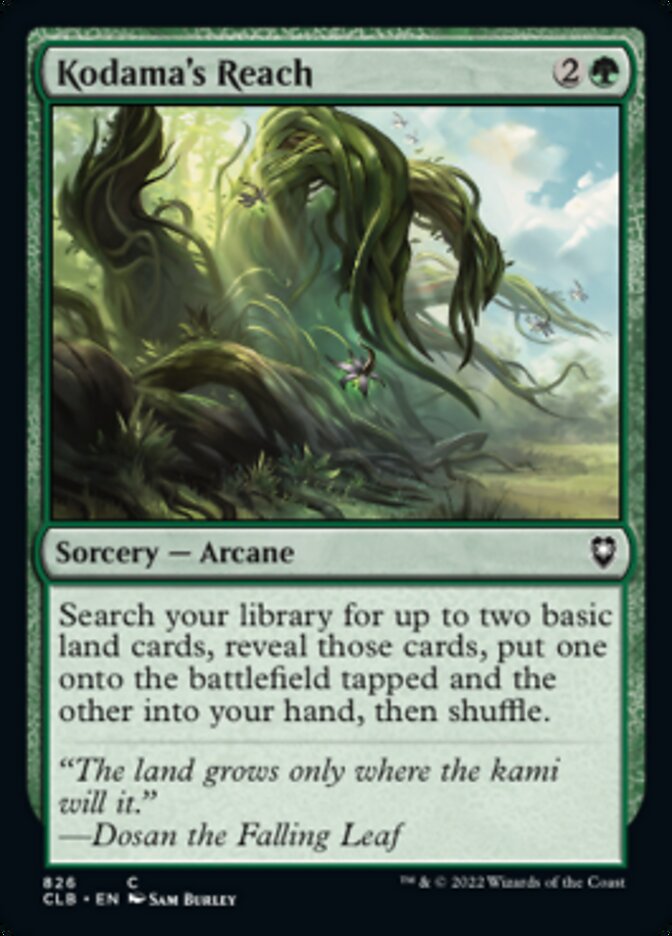 Kodama's Reach [Commander Legends: Battle for Baldur's Gate] | Card Merchant Takapuna