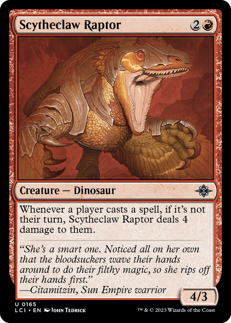 Scytheclaw Raptor [The Lost Caverns of Ixalan] | Card Merchant Takapuna