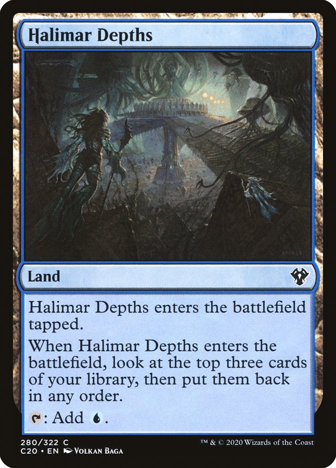 Halimar Depths [Commander 2020] | Card Merchant Takapuna