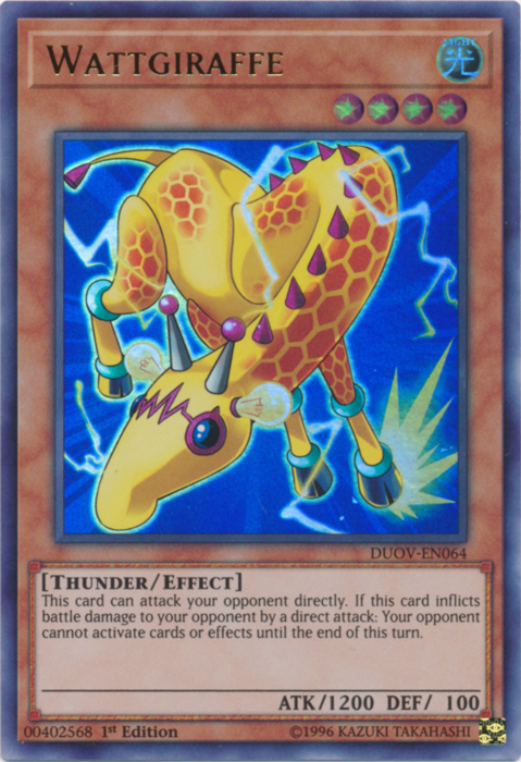 Wattgiraffe [DUOV-EN064] Ultra Rare | Card Merchant Takapuna