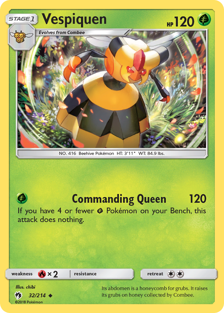 Vespiquen (32/214) [Sun & Moon: Lost Thunder] | Card Merchant Takapuna