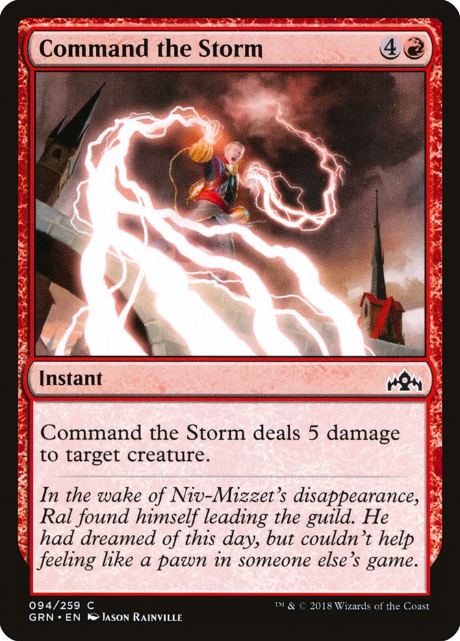 Command the Storm [Guilds of Ravnica] | Card Merchant Takapuna