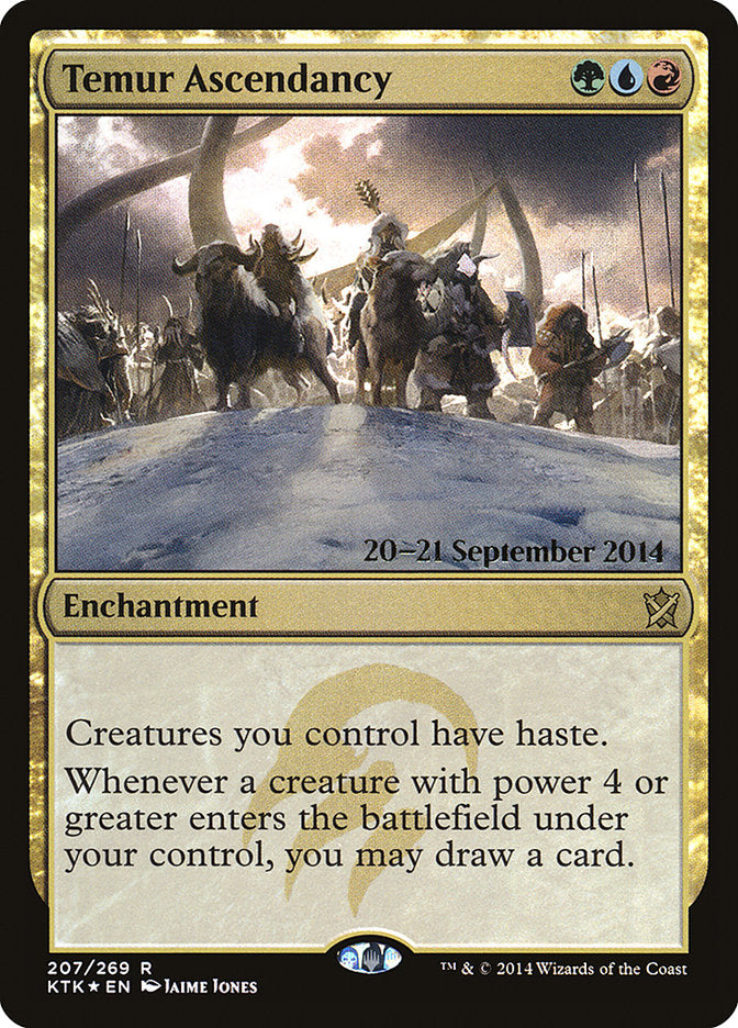 Temur Ascendancy [Khans of Tarkir Prerelease Promos] | Card Merchant Takapuna