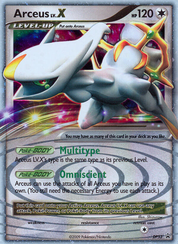 Arceus Lv.X (DP53) [Diamond & Pearl: Black Star Promos] | Card Merchant Takapuna