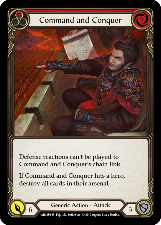 Command and Conquer [ARC159-M] (Arcane Rising)  1st Edition Normal | Card Merchant Takapuna