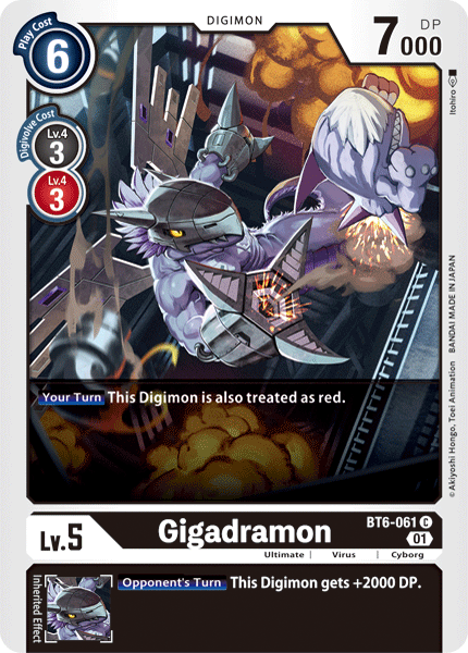 Gigadramon [BT6-061] [Double Diamond] | Card Merchant Takapuna