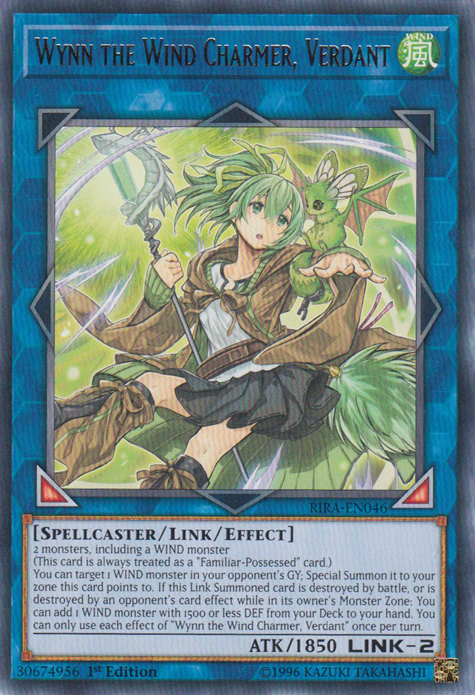 Wynn the Wind Charmer, Verdant [RIRA-EN046] Rare | Card Merchant Takapuna