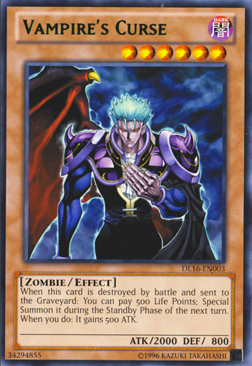 Vampire's Curse (Green) [DL16-EN003] Rare | Card Merchant Takapuna