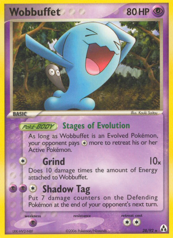 Wobbuffet (28/92) [EX: Legend Maker] | Card Merchant Takapuna