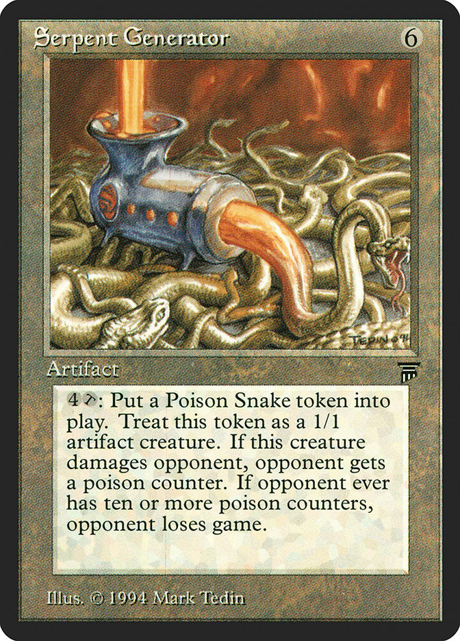 Serpent Generator [Legends] | Card Merchant Takapuna