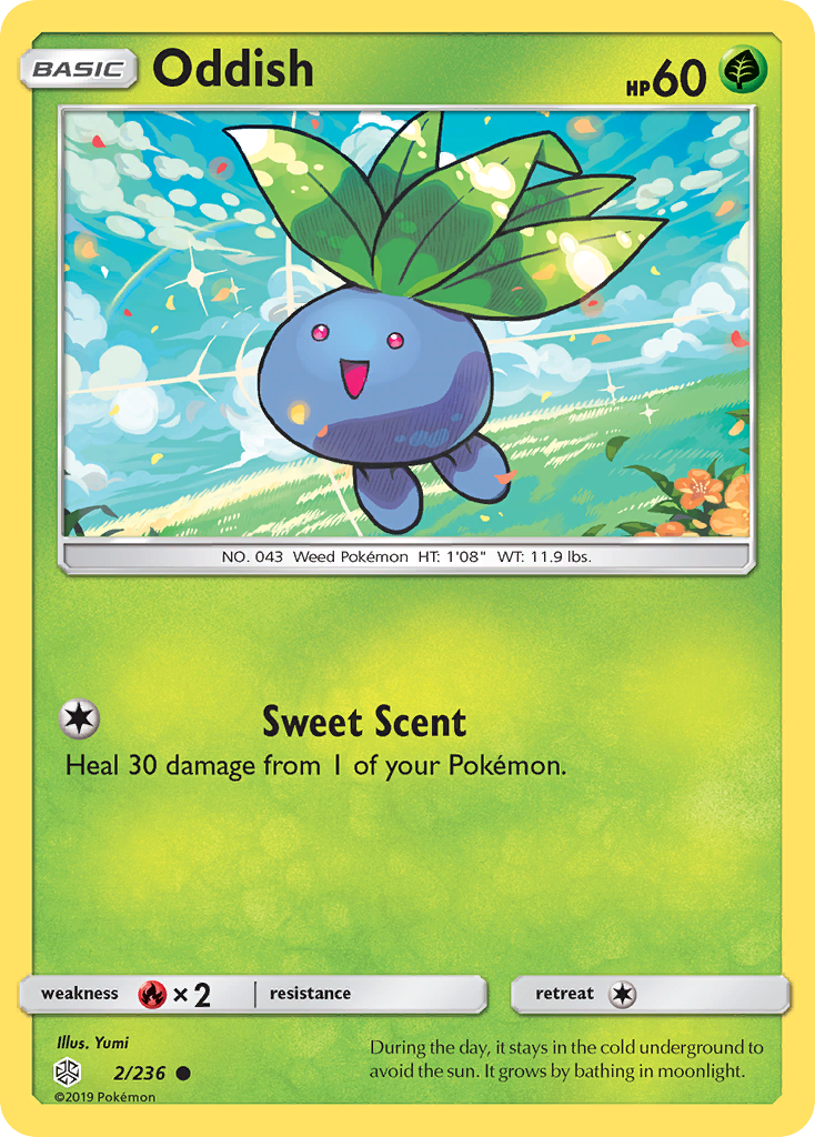 Oddish (2/236) [Sun & Moon: Cosmic Eclipse] | Card Merchant Takapuna