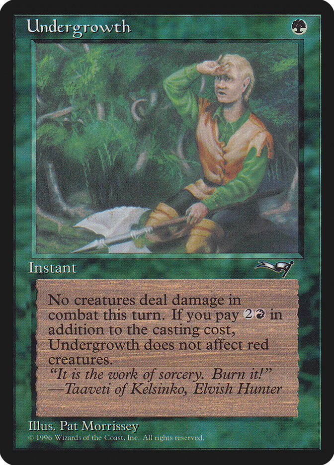 Undergrowth (Wiping Brow) [Alliances] | Card Merchant Takapuna