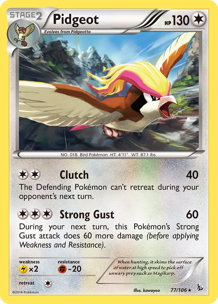 Pidgeot (77/106) [XY: Flashfire] | Card Merchant Takapuna