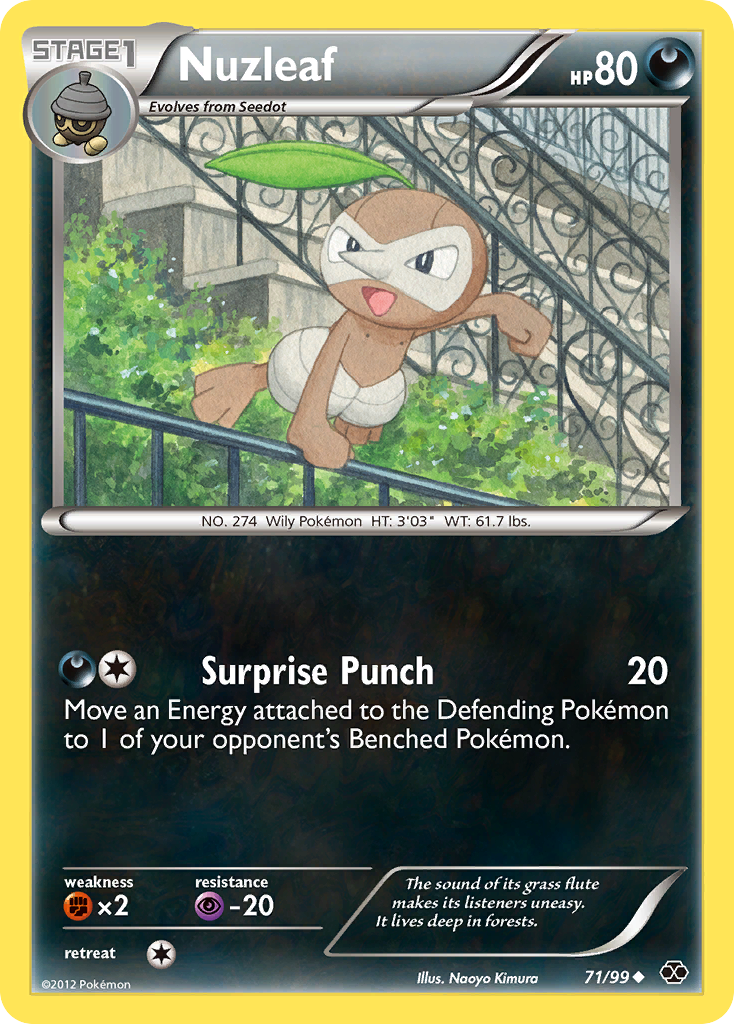 Nuzleaf (71/99) [Black & White: Next Destinies] | Card Merchant Takapuna