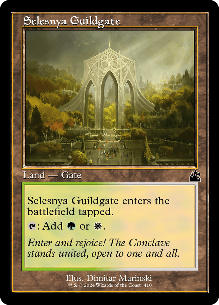 Selesnya Guildgate (Retro Frame) [Ravnica Remastered] | Card Merchant Takapuna