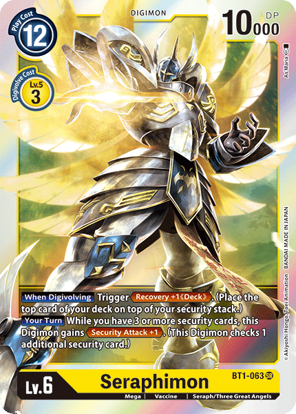 Seraphimon [BT1-063] [Release Special Booster Ver.1.0] | Card Merchant Takapuna