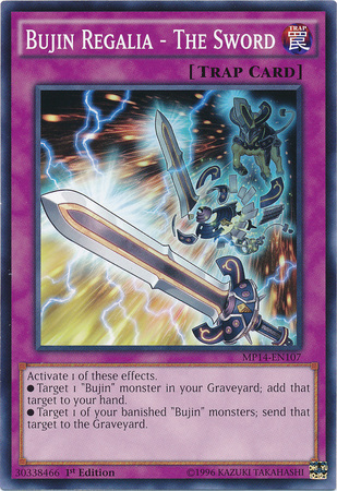 Bujin Regalia - The Sword [MP14-EN107] Common | Card Merchant Takapuna