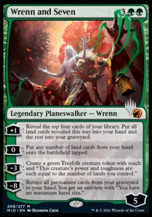 Wrenn and Seven (Promo Pack) [Innistrad: Midnight Hunt Promos] | Card Merchant Takapuna