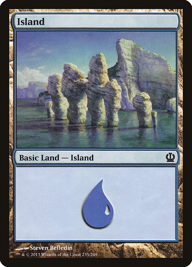 Island (235) [Theros] | Card Merchant Takapuna