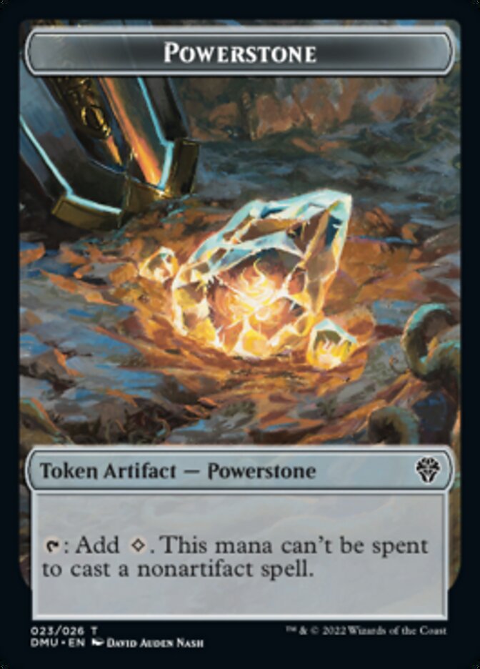 Powerstone Token [Dominaria United Tokens] | Card Merchant Takapuna